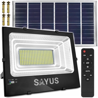 Uličná lampa - Pouličné svietidlo 2200 W 5600 lm na batérie, solárne
